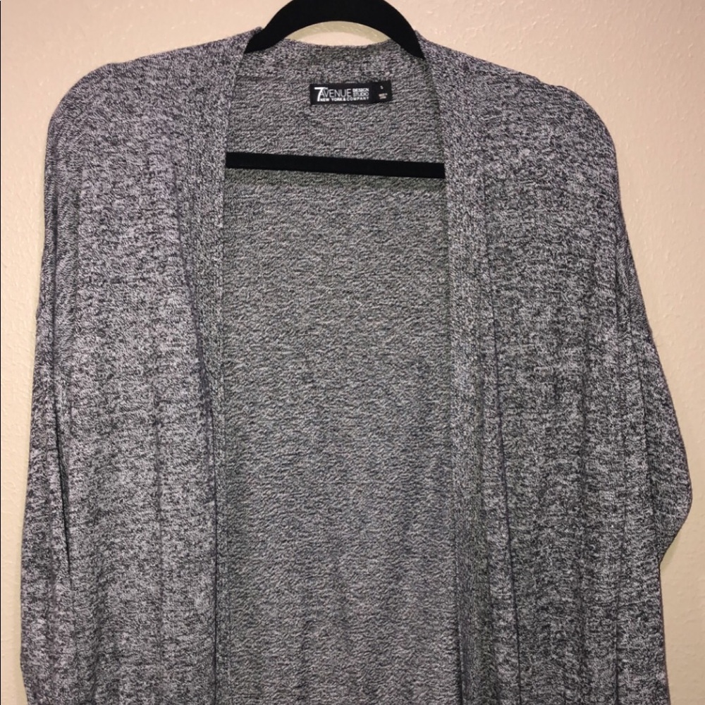 Grey cardigan